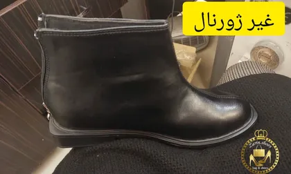 نیم بوت پشت زیپ پاشنه‌دار زنانه