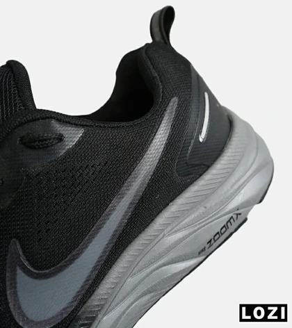 کفش کتانی مردانه و زنانه مشکی طوسی Nike Zoom X مدل 7985