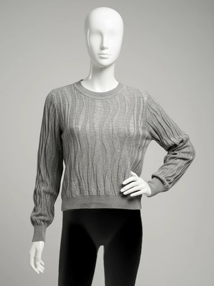 بلوز بافت گپ آستین بلند