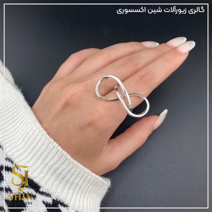انگشتر زنانه ابکاری نقره کد az19