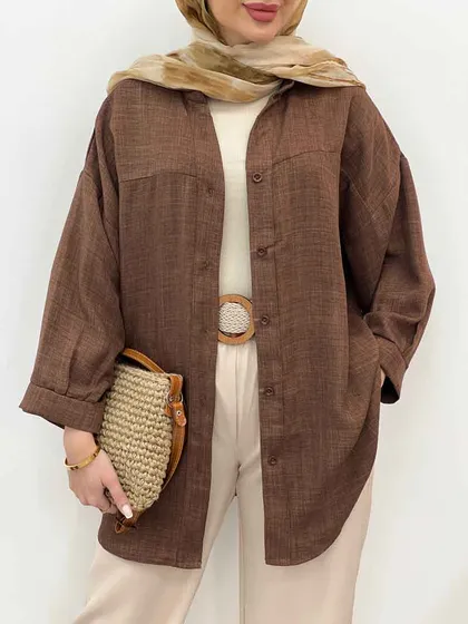 شومیز برش‌دار نوژان