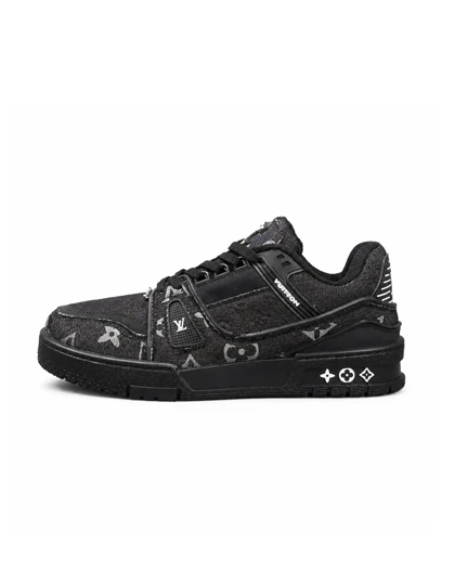 کفش کتانی مردانه مدل ونس لوی ویتون مشکی تمام Vans Louis Vuitton