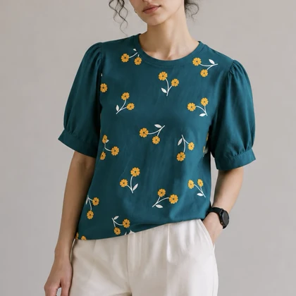 تیشرت زنانه کد 6099