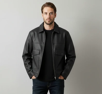 کت چرم وارداتی مارک ADER