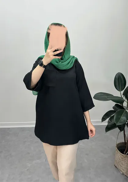 مانتو جلو بسته ساناز