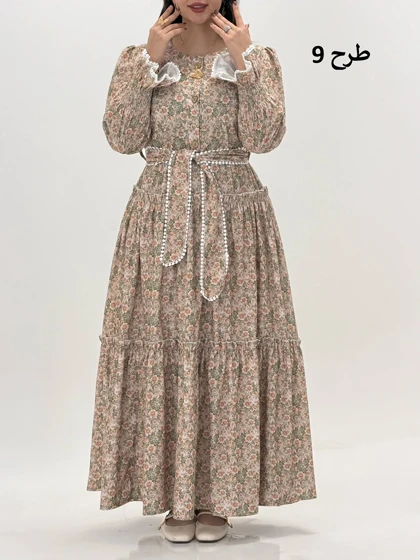 3881-پیراهن ماکسی پری دخت