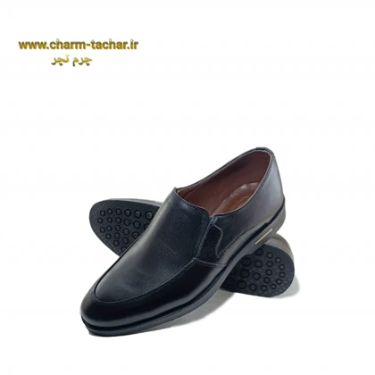 کفش رسمی/اداری بدون بند چرم طبیعی si154