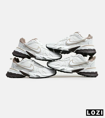 کفش کتانی مردانه و زنانه سفید کرم Nike Cushlon V2K مدل 5894