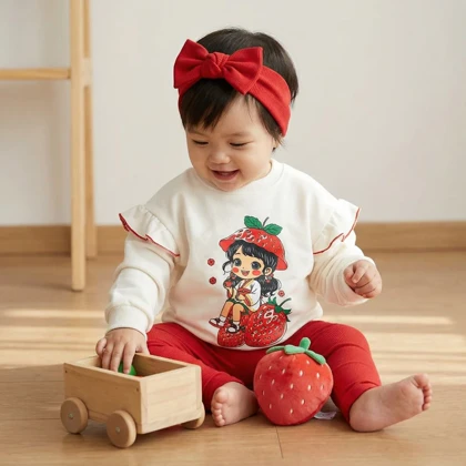 بلوز دخترانه نقلی با هدبند