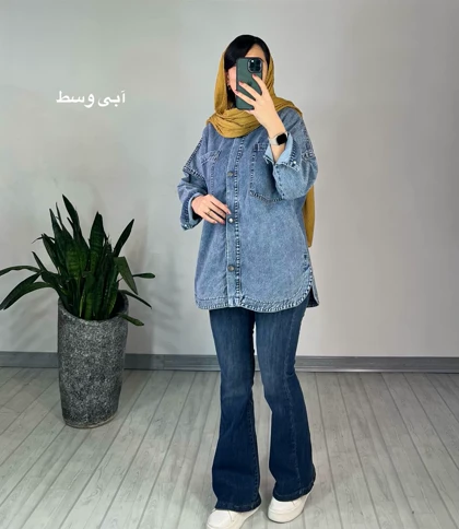 کت جین پاییزه گیلدا 1(ایراد دار)