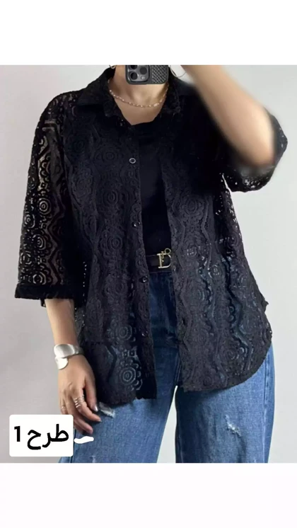 شومیز دانتل رها زنانه 85564