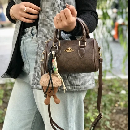 کیف زنانه Coach چارم بگ دار (کوچ) وارداتی کد 1597