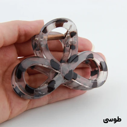 کلیپس دخترانه مدل پاپیون خال‌خالی