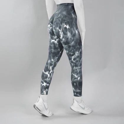 لگ سیملس ورزشی زنانه مدل G0029 طوسی تیره