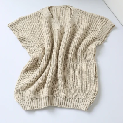 وست زنانه بافت مدل لانگو