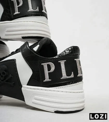 کفش اسنیکرزمشکی سفید PHILIPP PLEIN