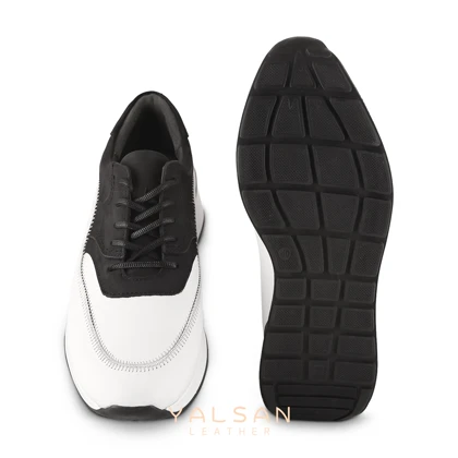 کفش روزمره مردانه چرم یلسان مدل فریان کد 580-GN