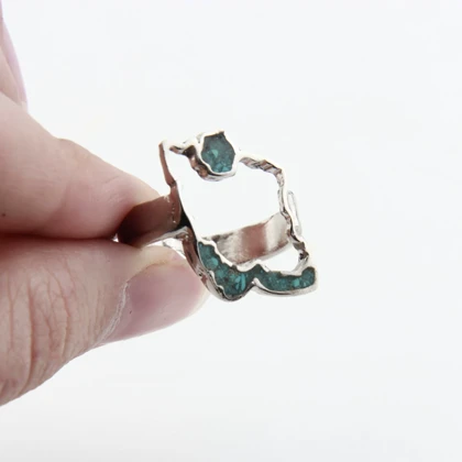 انگشتر زنانه طرح ایران