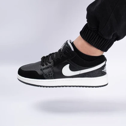 کفش کتانی اسپرت مردانه رنگ مشکی مدل نایک NIKE Jordan 1 Sketch