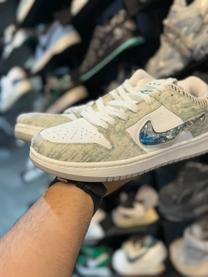 کتانی مردانه دراگون فیروزه ای