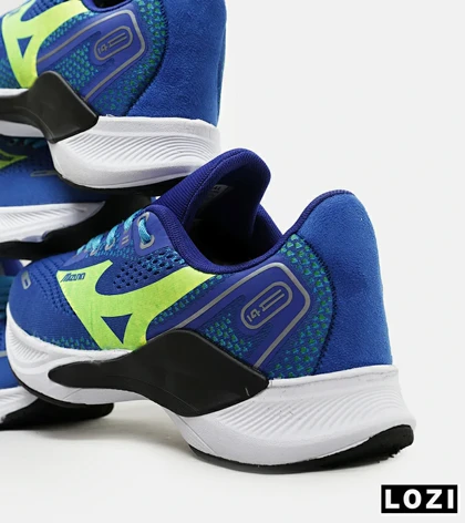 کفش کتانی مردانه آبی سبز MIZUNO wave rider 24