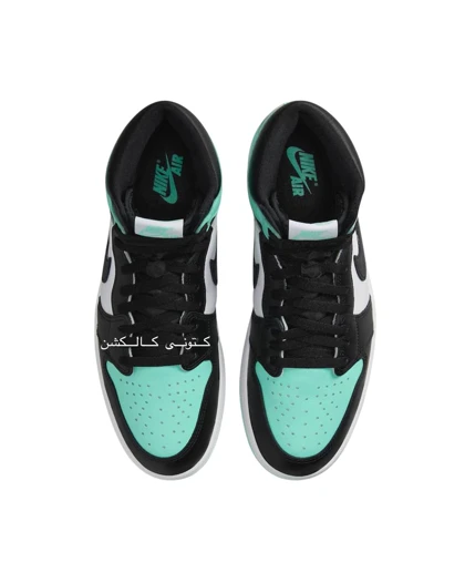 کتانی ویتنامی نایکی ایر جردن وان ساق‌دار گرین گلو Nike Air Jordan 1 High OG Green Glow
