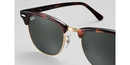 عینک آفتابی RayBan 3016 51 Clubmaster Classic Tortoise Green Classic
