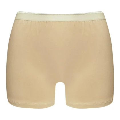 شورت زنانه مدل پادار نخی کرم کد 5022