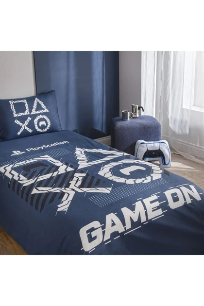 سرویس روتختی یک نفره Taç مدل Playstation Game on پنبه - چندرنگ
