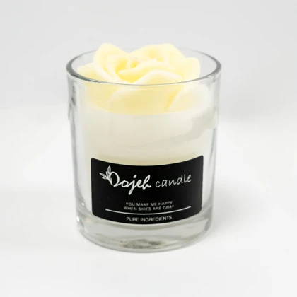 شات شمع دوژه طرح گل