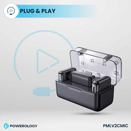 میکروفون بی‌سیم حرفه‌ای پاورولوژی PMLV2CMIC