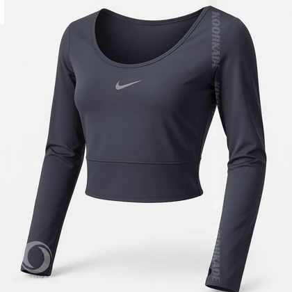 کراپ آستین دار فینگردار NIKE