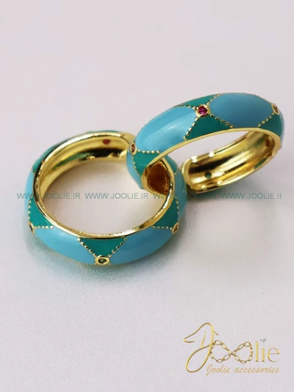 انگشتر زنانه میناکاری کد R4119