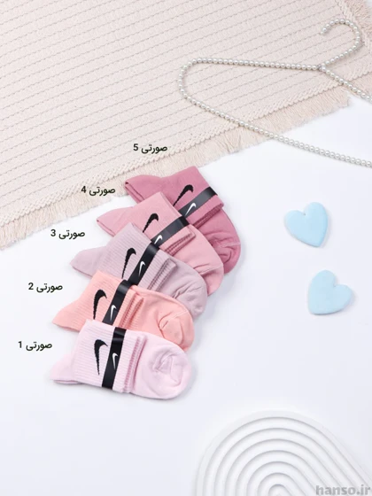 جوراب نیم ساق کش انگلیسی نایک nike کد 1002