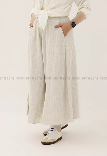 دامن شلواری طرح دار کد1005308