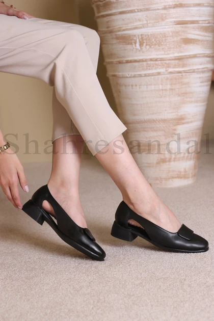 کفش پرسنلی پاشنه‌دار زنانه کد 1355