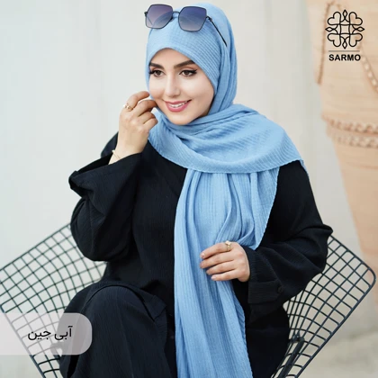 روسری نخ پلیسه شاین