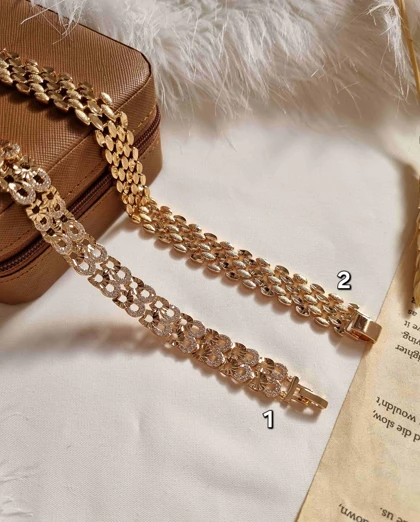 دستبند طرح طلا لوکس ژوپینگ D3