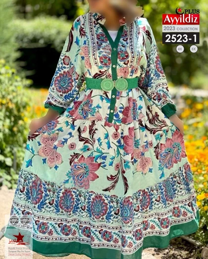 پیراهن مجلسی ترند زنانه سایز بزرگ کد 2523