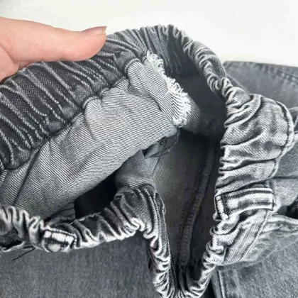 کت شلوار دخترانه جین زغالی 9تا 12 سال