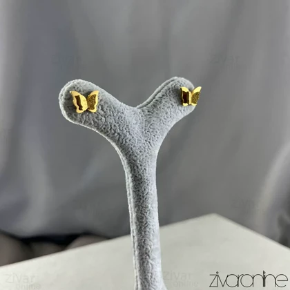 گوشواره زنانه مدل پروانه شنی 20398