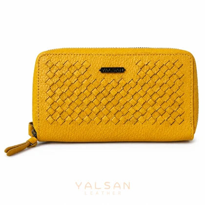 کیف پول زنانه چرم یلسان مدل غزال کد 051-BF