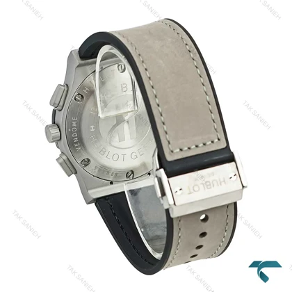 ساعت Hublot مردانه سه موتوره طوسی صفحه مشکی Hublot-7369-G