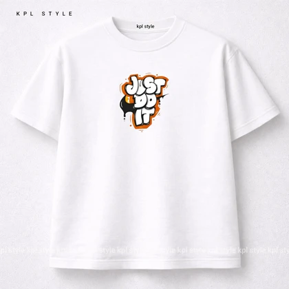 تیشرت JUST تمام پنبه باکسی کد 1223