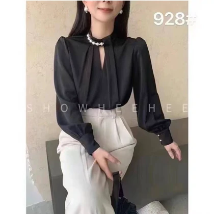 شومیز زنانه مجلسی مرواریدی وارداتی