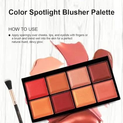 پالت رژگونه 8 رنگ فوراور 52 مدل Spotlight
