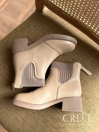 نیم بوت کشبافت پاشنه 5/5 سانت