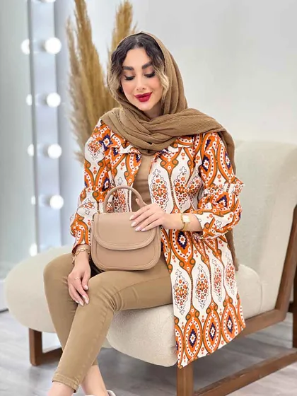 مانتو طرح سنتی پارمین
