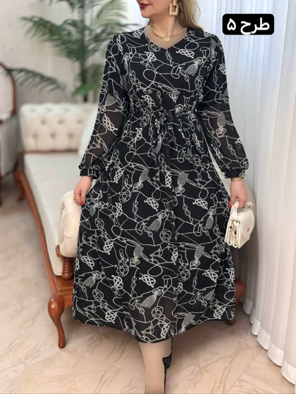 پیراهن حریر پانیذ 2806