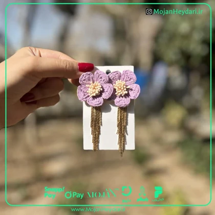 گوشواره حصیری بهار و تابستان کد gh183